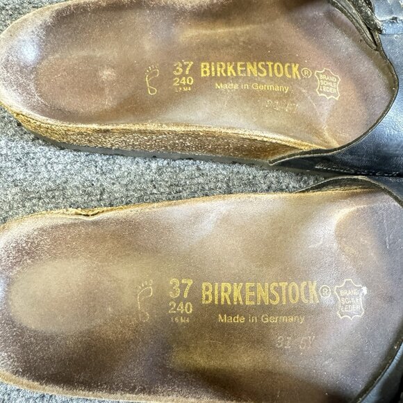 Birkenstock Black Sandals EU 37 (US 6-6.5) - Picture 4 of 6
